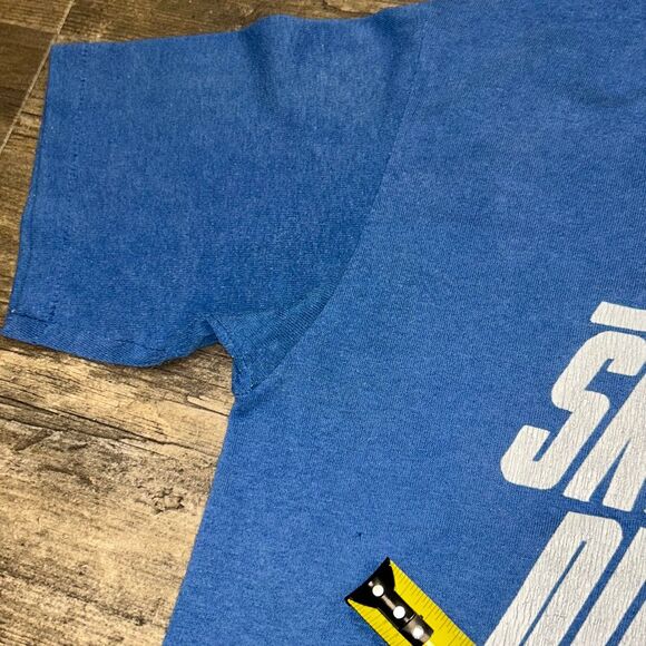 RARE Vintage Kentucky Wildcats UK 1983 Sky-Sama-Dippa Tshirt Medium Distress (18 - Picture 5 of 9